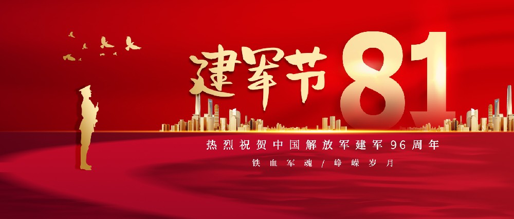 熱烈慶祝中國人民解放軍建軍96周年！